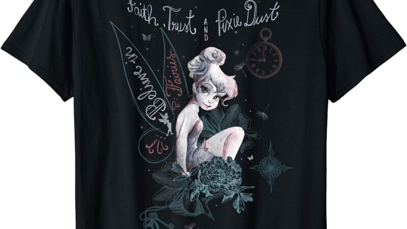 Experience the Magic of Disney with the Peter Pan Tinker Bell Believe Graphic T-Shirt