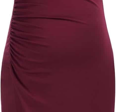 Maacie Maternity Dress Formal Bodycon Wrap Front Dress: A Versatile and Comfortable Pregnancy Dress Review