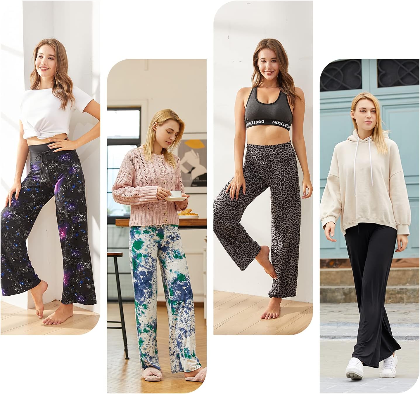 ZOOSIXX Soft Black Pajama Pants for Women: A Comfy and Stylish Must-Have
