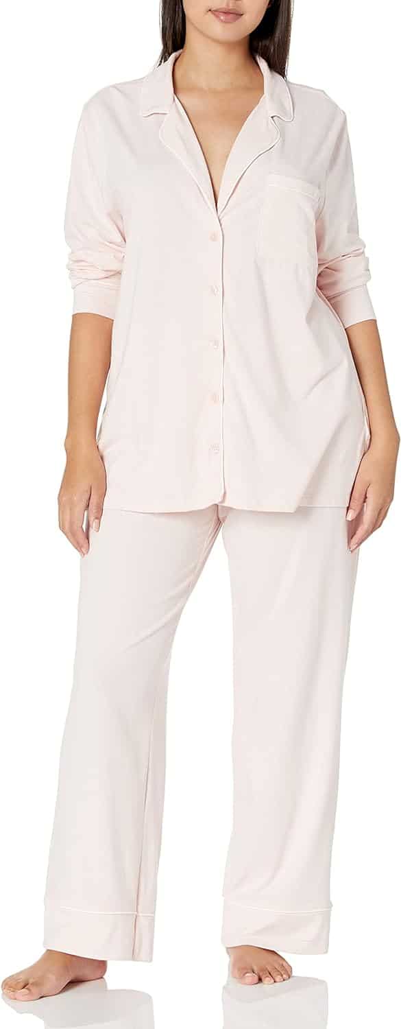 Amazon Essentials Women’s Cotton Modal Long-Sleeve Pajama Set: A Cozy and Stylish Choice