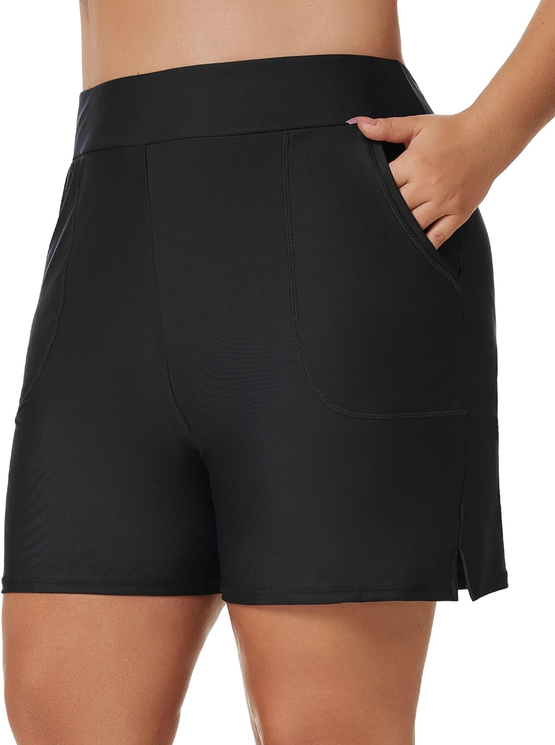 Tournesol Women’s 5”-7” Plus Size Swim Shorts: The Perfect Bathing Suit Bottoms